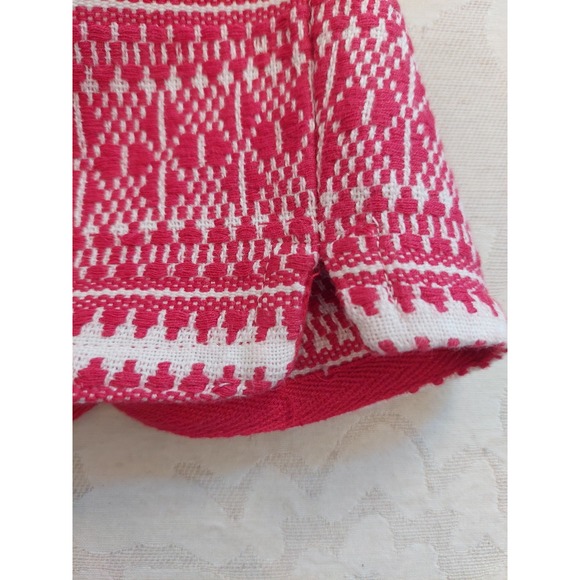 NEW! Tigerlily Uluaki Woven Embroidered Red/Oat Cotton Shorts REVOLVE Sz 4 $120 - Picture 16 of 16